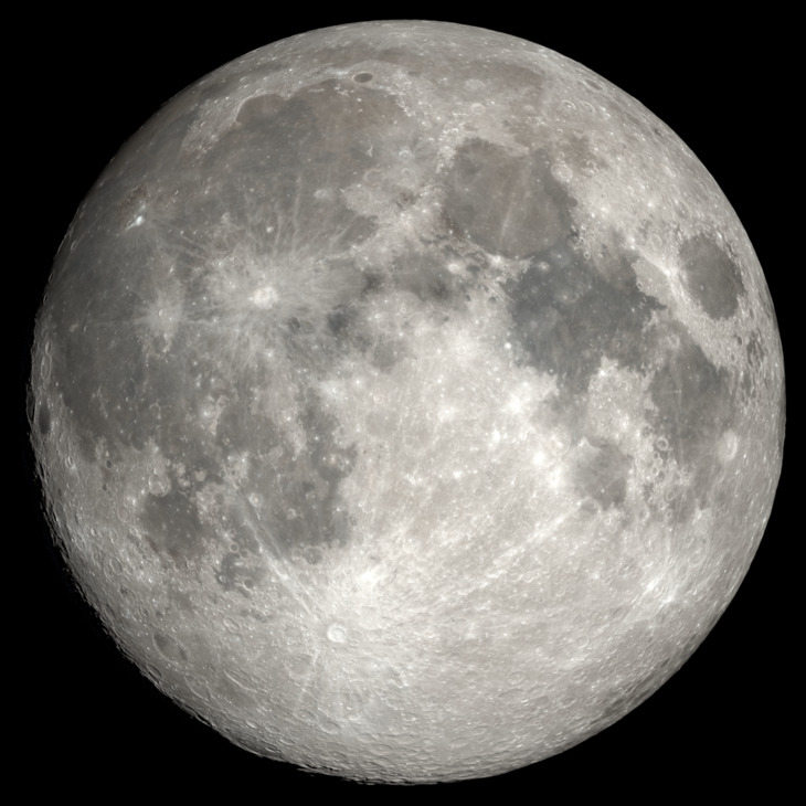NASA visualization of the Moon on January 2, 2026