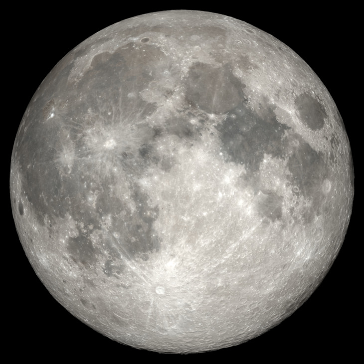 NASA visualization of the Moon on January 3, 2026
