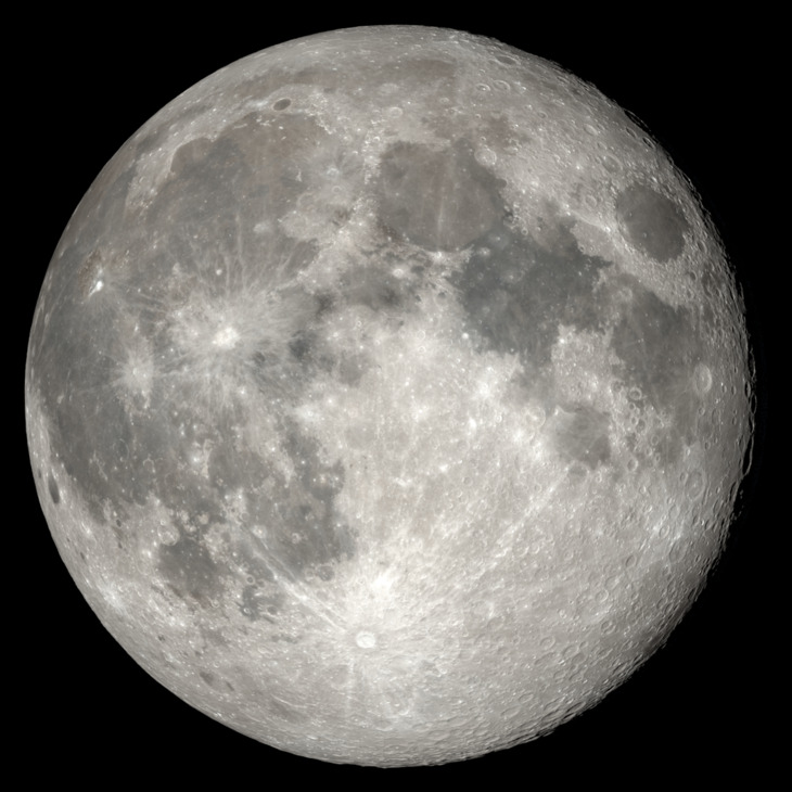 NASA visualization of the Moon on January 4, 2026