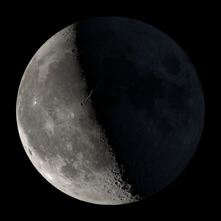 NASA visualization of the Moon on January 11, 2026