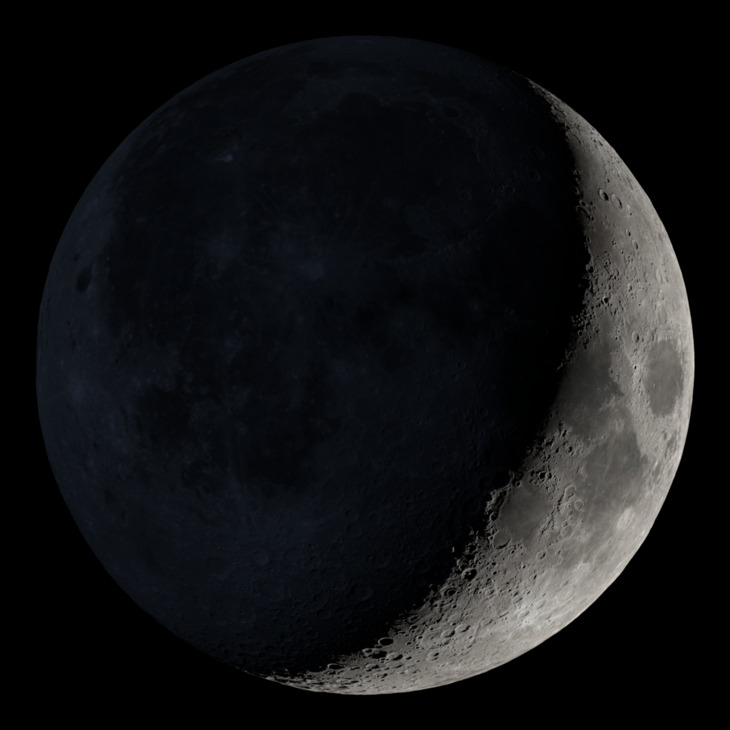 NASA visualization of the Moon on January 23, 2026