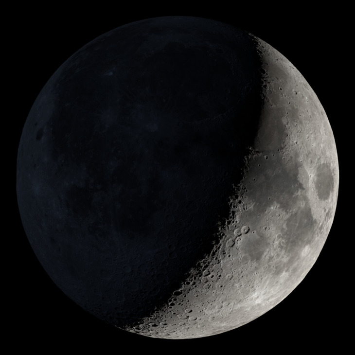 NASA visualization of the Moon on January 24, 2026