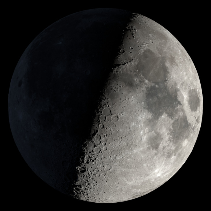 NASA visualization of the Moon on January 26, 2026