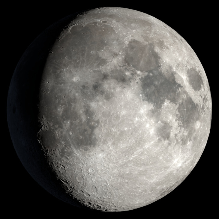NASA visualization of the Moon on January 29, 2026