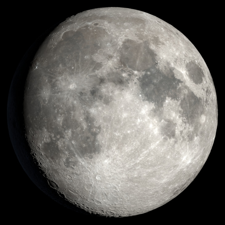 NASA visualization of the Moon on January 30, 2026
