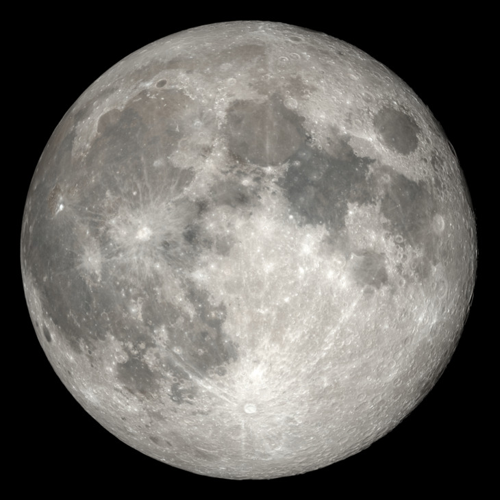NASA visualization of the Moon on February 2, 2026