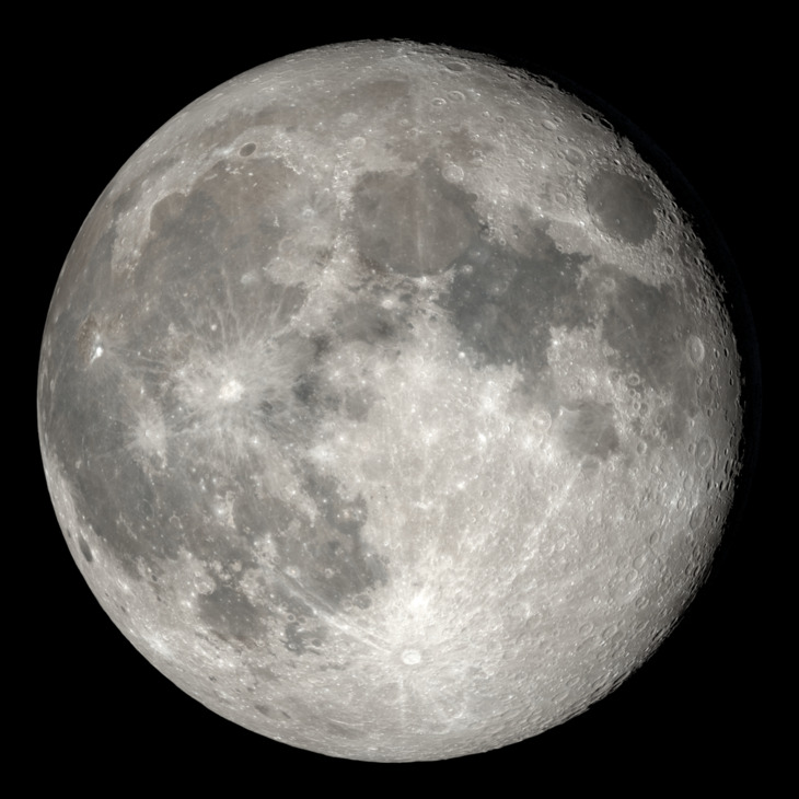 NASA visualization of the Moon on February 3, 2026