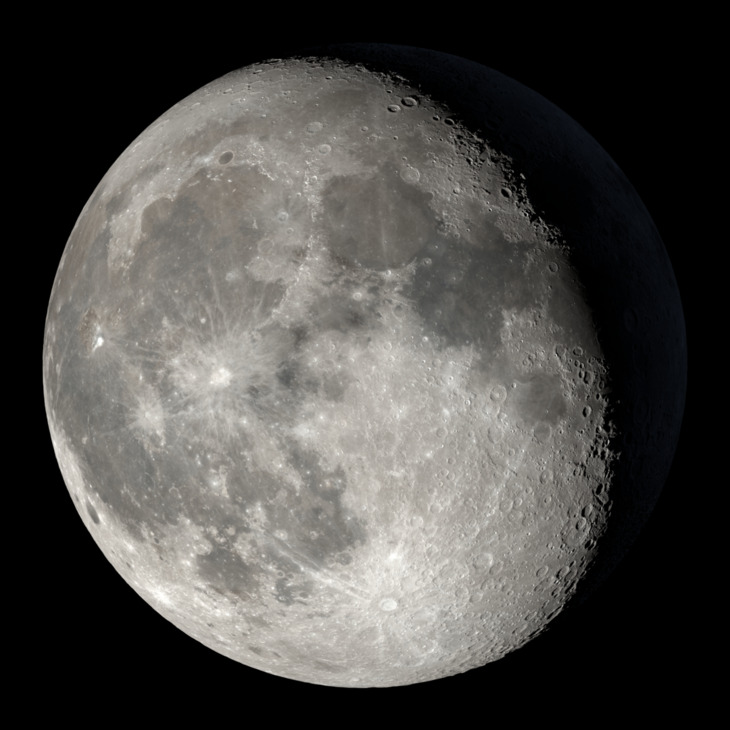 NASA visualization of the Moon on February 5, 2026