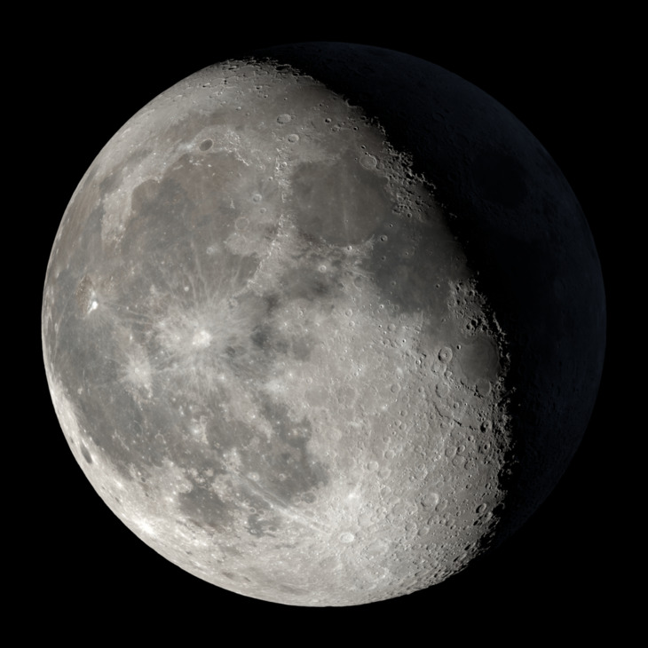 NASA visualization of the Moon on February 6, 2026
