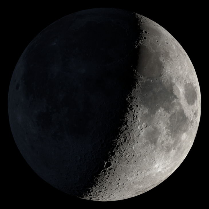 NASA visualization of the Moon on February 23, 2026