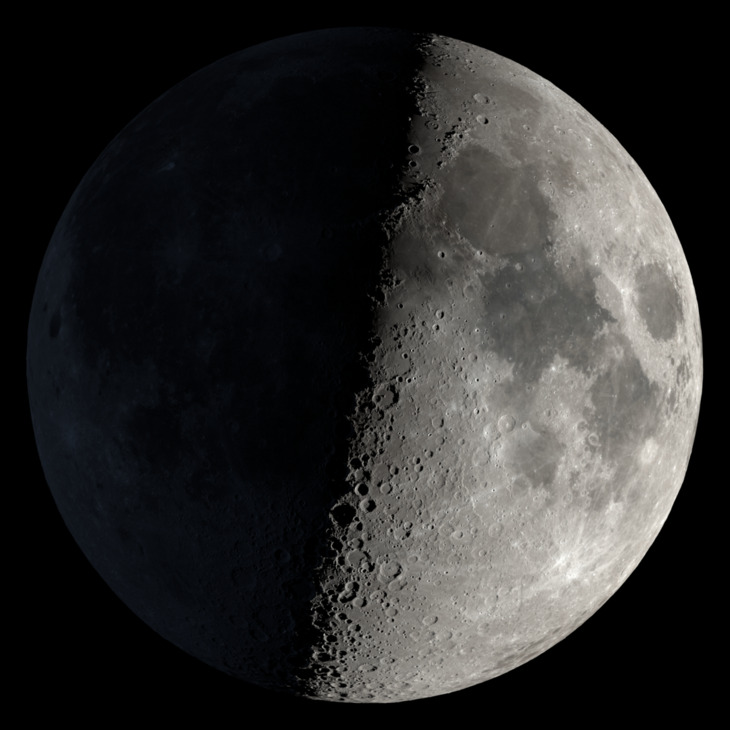 NASA visualization of the Moon on February 24, 2026