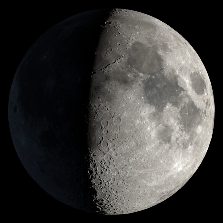 NASA visualization of the Moon on February 25, 2026