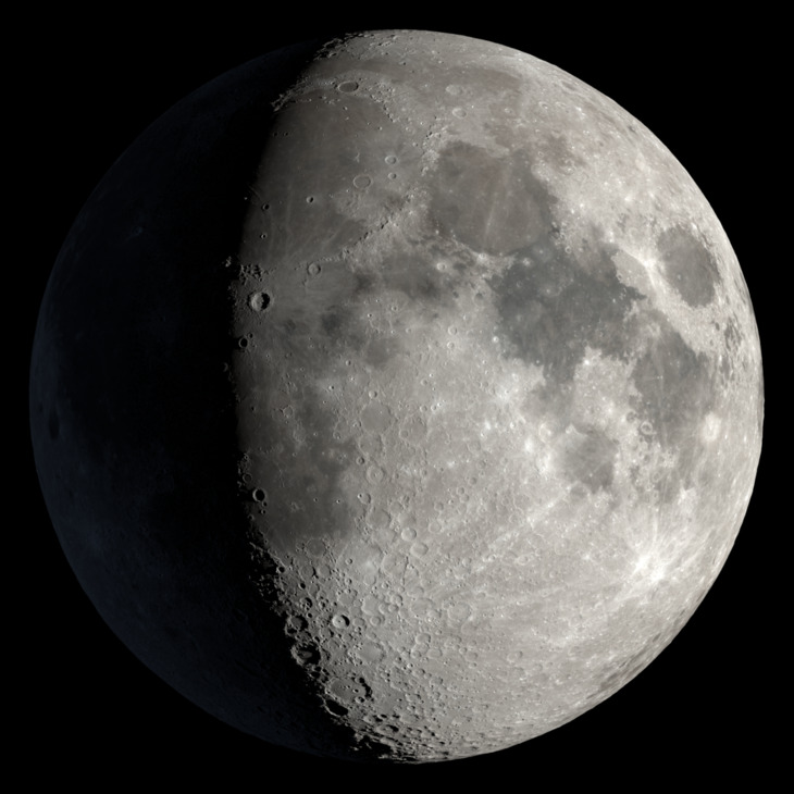 NASA visualization of the Moon on February 26, 2026