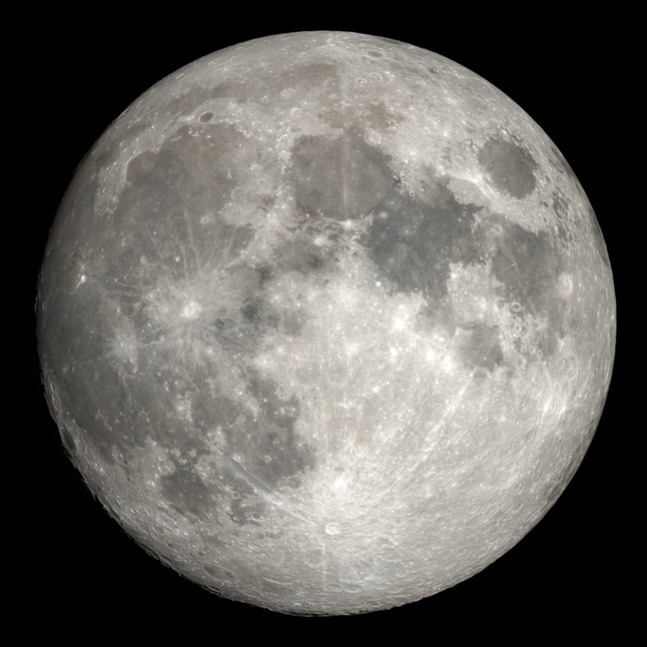 NASA visualization of the Moon on March 2, 2026
