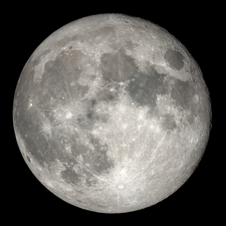NASA visualization of the Moon on March 4, 2026