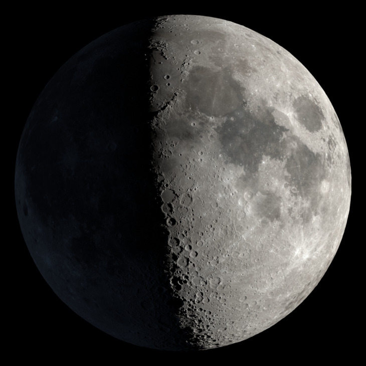 NASA visualization of the Moon on March 26, 2026