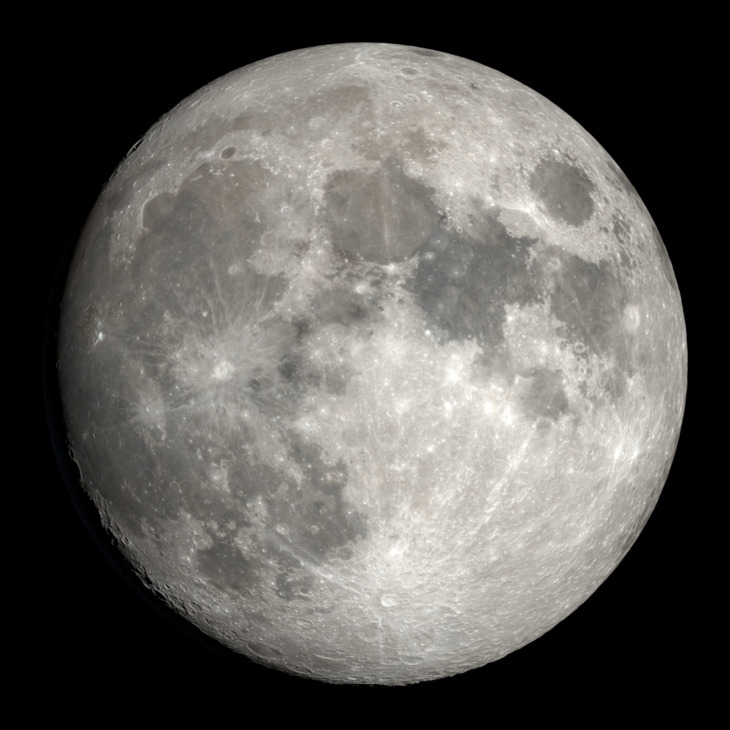 NASA visualization of the Moon on March 31, 2026