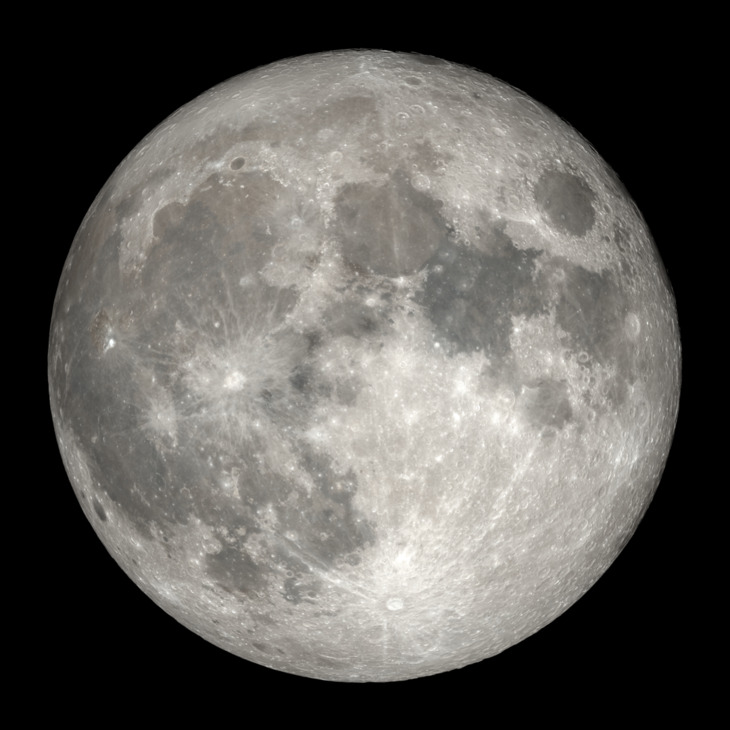 NASA visualization of the Moon on April 2, 2026