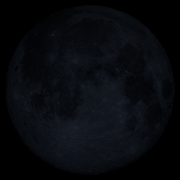 NASA visualization of the Moon on April 17, 2026