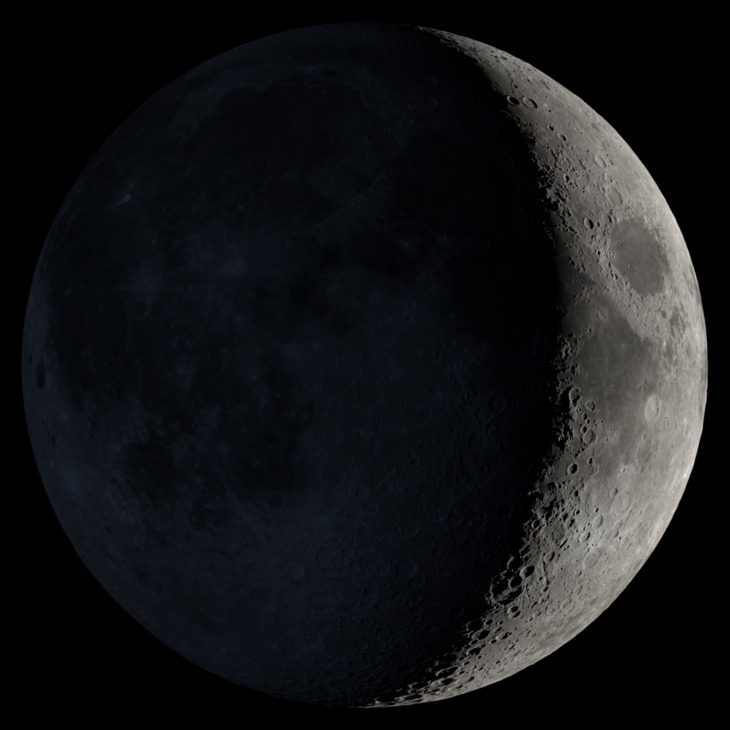 NASA visualization of the Moon on April 21, 2026
