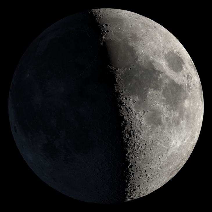 NASA visualization of the Moon on April 23, 2026