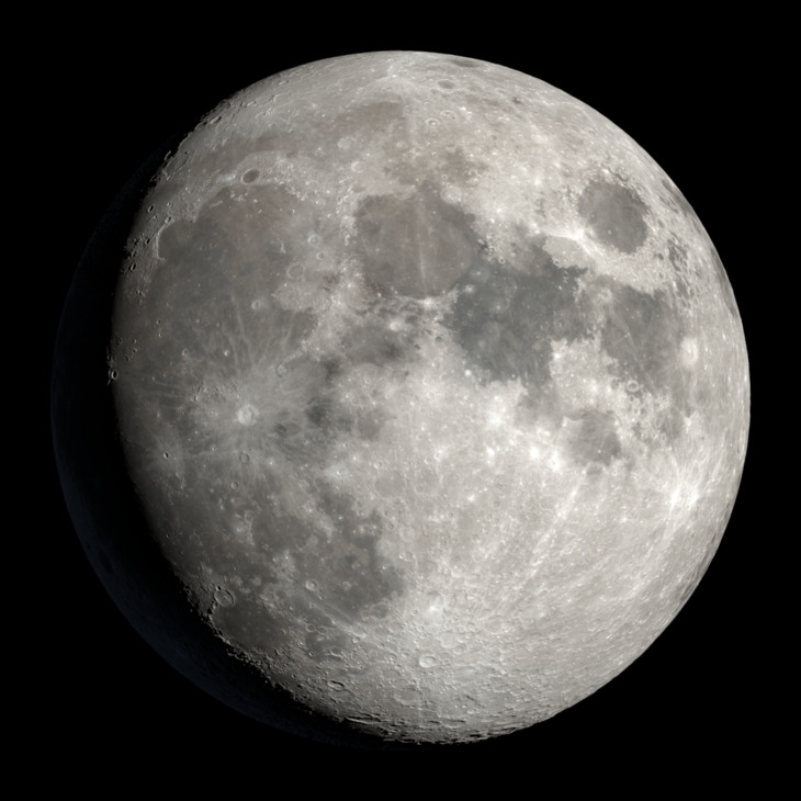 NASA visualization of the Moon on April 28, 2026