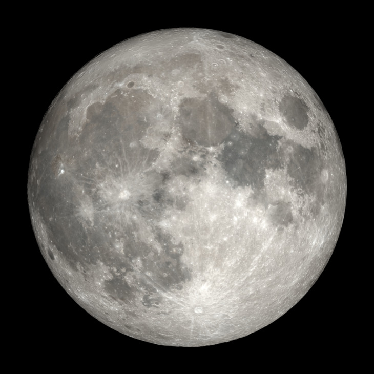 NASA visualization of the Moon on May 1, 2026