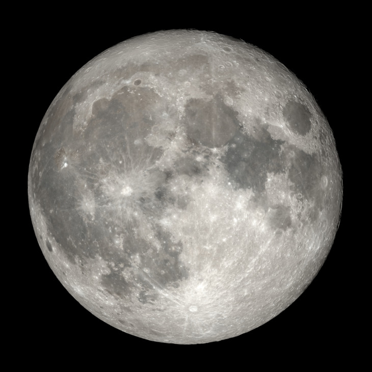 NASA visualization of the Moon on May 2, 2026