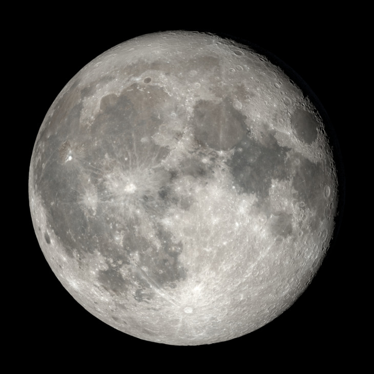 NASA visualization of the Moon on May 3, 2026