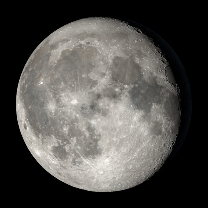 NASA visualization of the Moon on May 4, 2026
