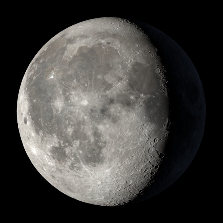 NASA visualization of the Moon on May 6, 2026