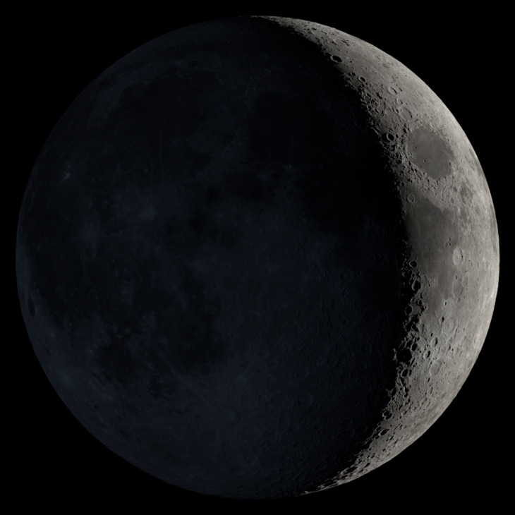 NASA visualization of the Moon on May 20, 2026