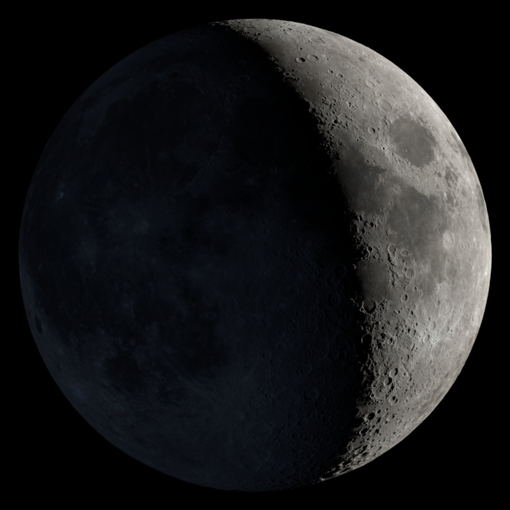 NASA visualization of the Moon on May 21, 2026