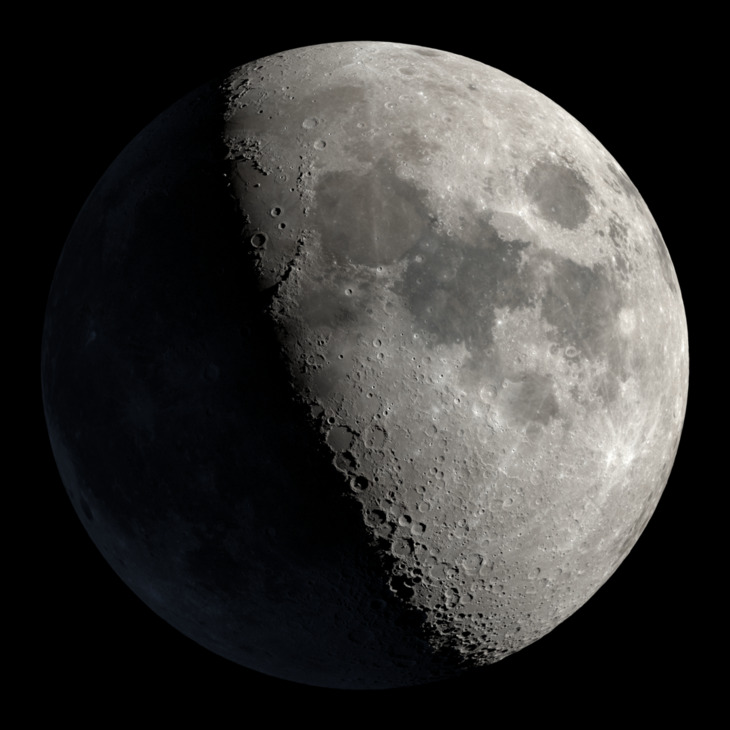 NASA visualization of the Moon on May 24, 2026