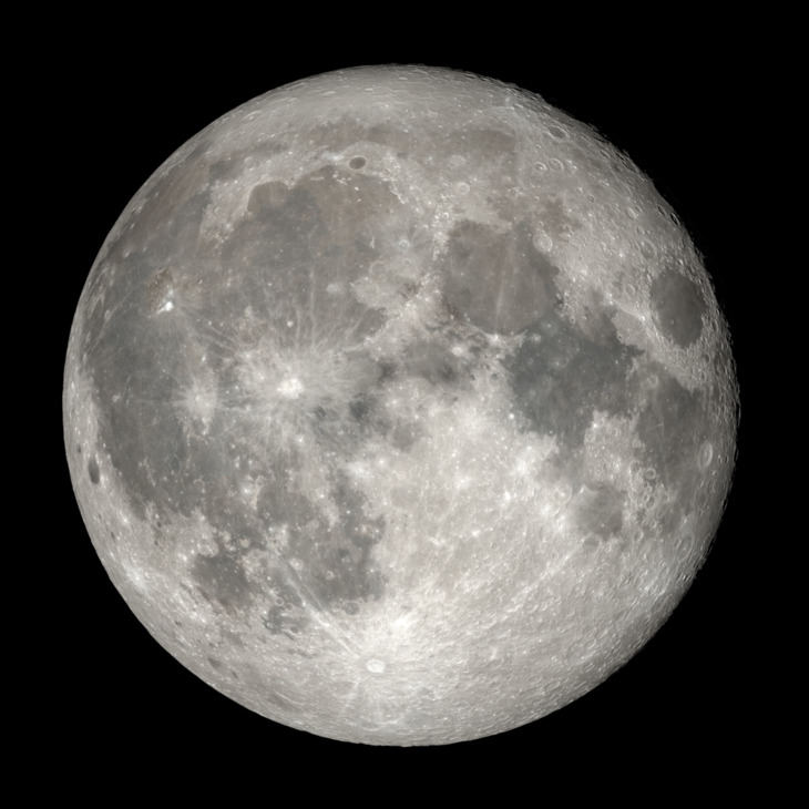 NASA visualization of the Moon on June 1, 2026