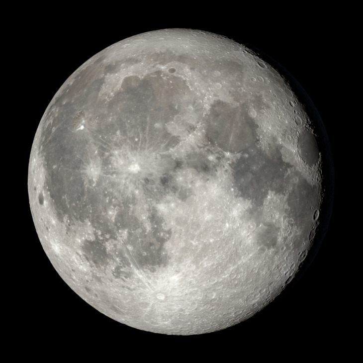 NASA visualization of the Moon on June 2, 2026