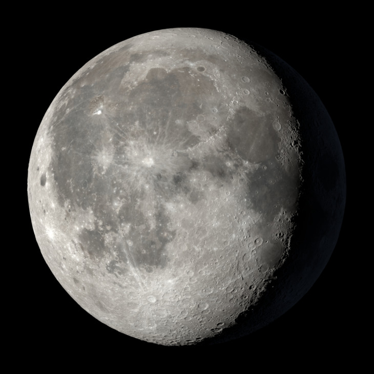 NASA visualization of the Moon on June 4, 2026