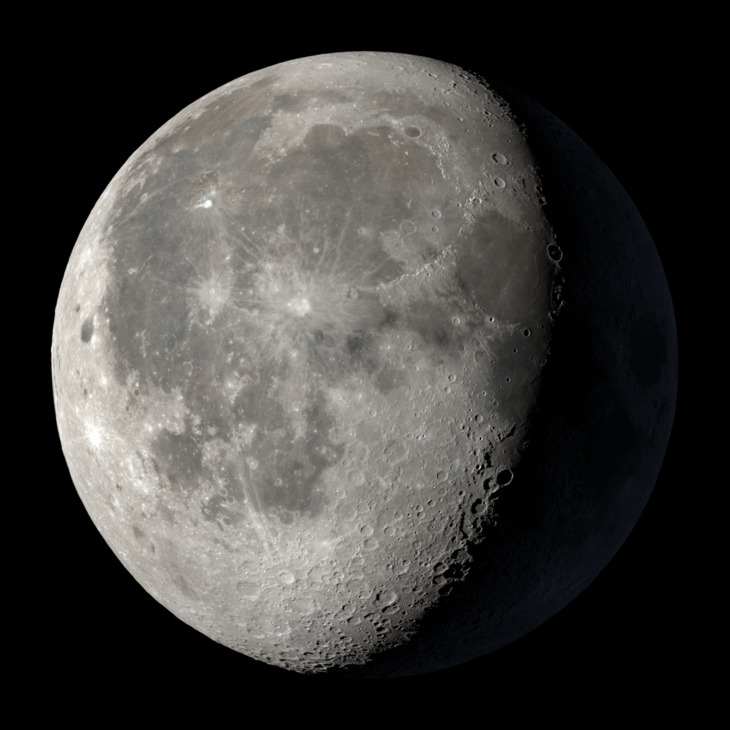 NASA visualization of the Moon on June 5, 2026