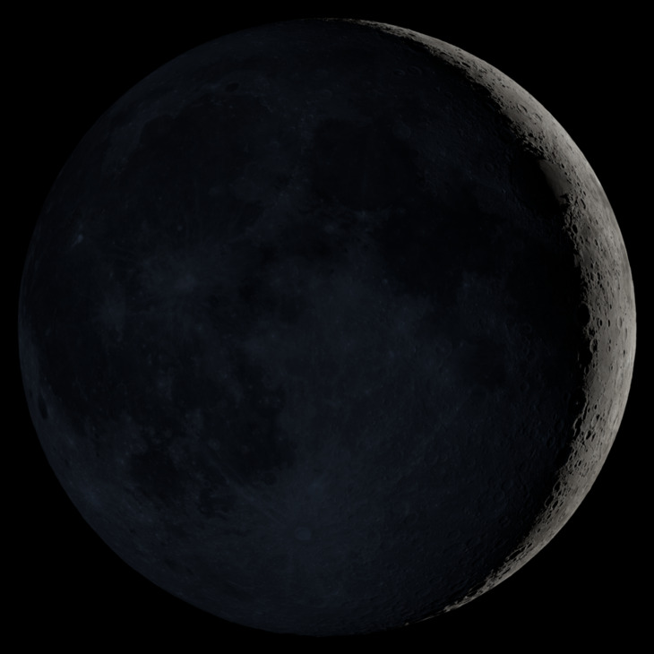 NASA visualization of the Moon on June 17, 2026