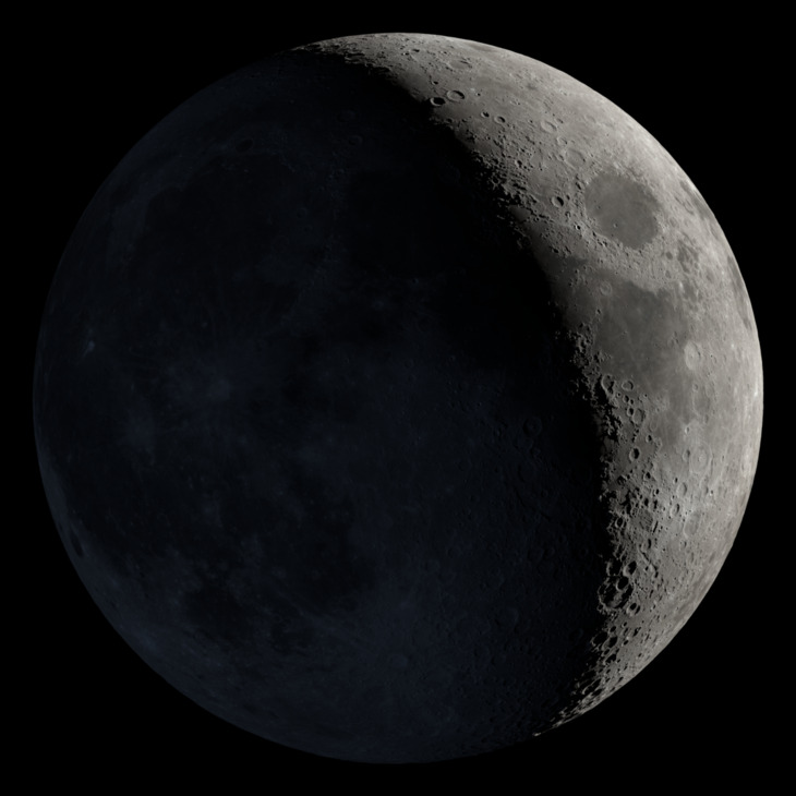 NASA visualization of the Moon on June 19, 2026