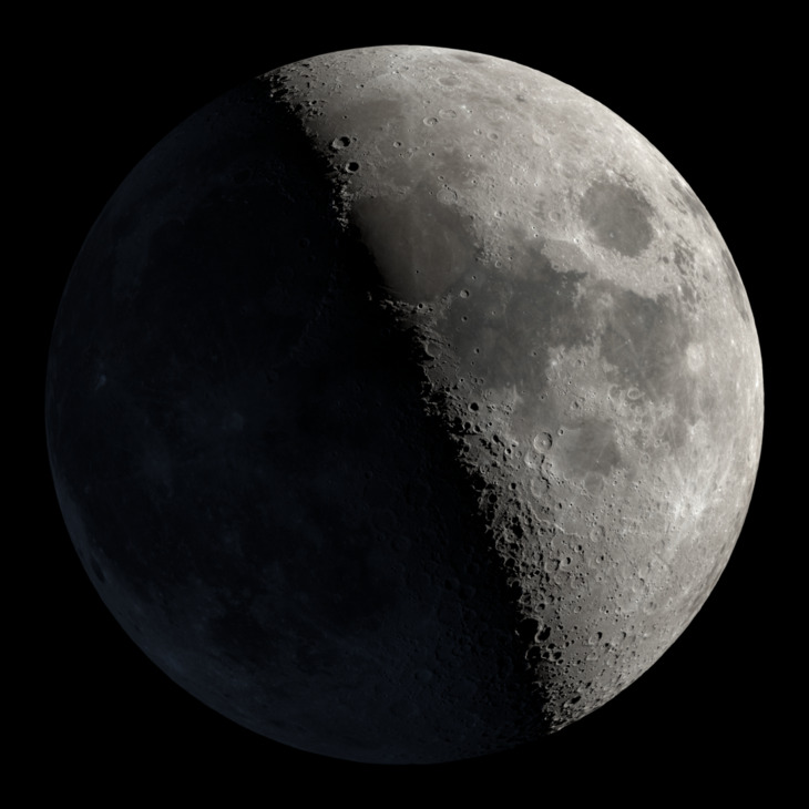 NASA visualization of the Moon on June 21, 2026