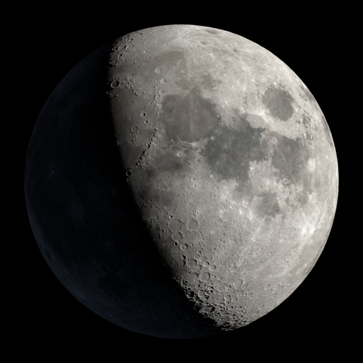 NASA visualization of the Moon on June 23, 2026