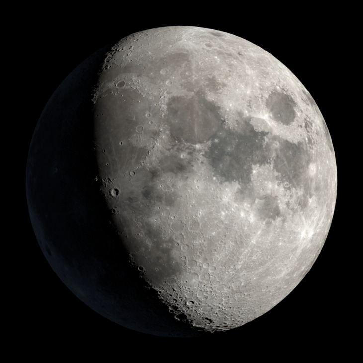 NASA visualization of the Moon on June 24, 2026