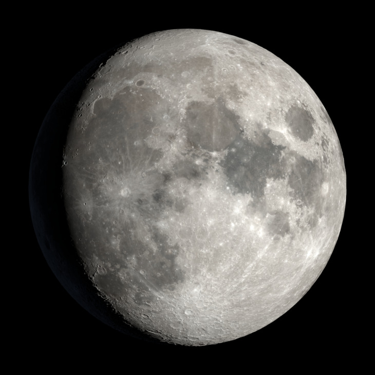 NASA visualization of the Moon on June 26, 2026