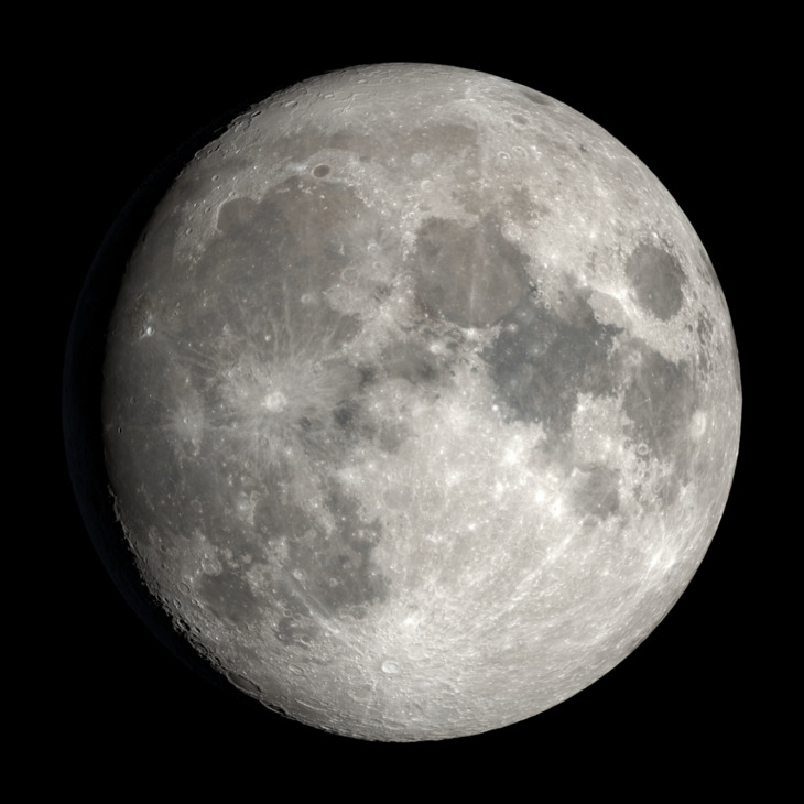 NASA visualization of the Moon on June 27, 2026