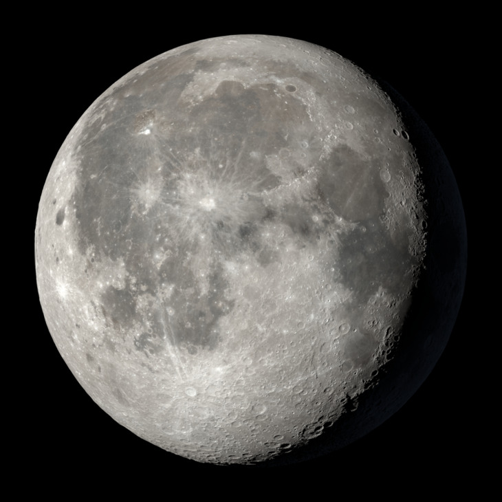 NASA visualization of the Moon on July 3, 2026