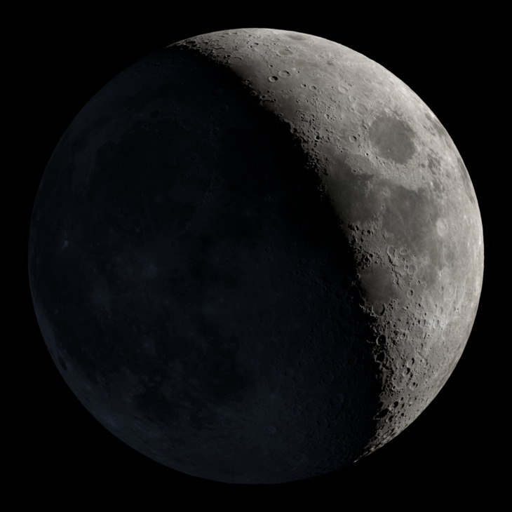 NASA visualization of the Moon on July 19, 2026