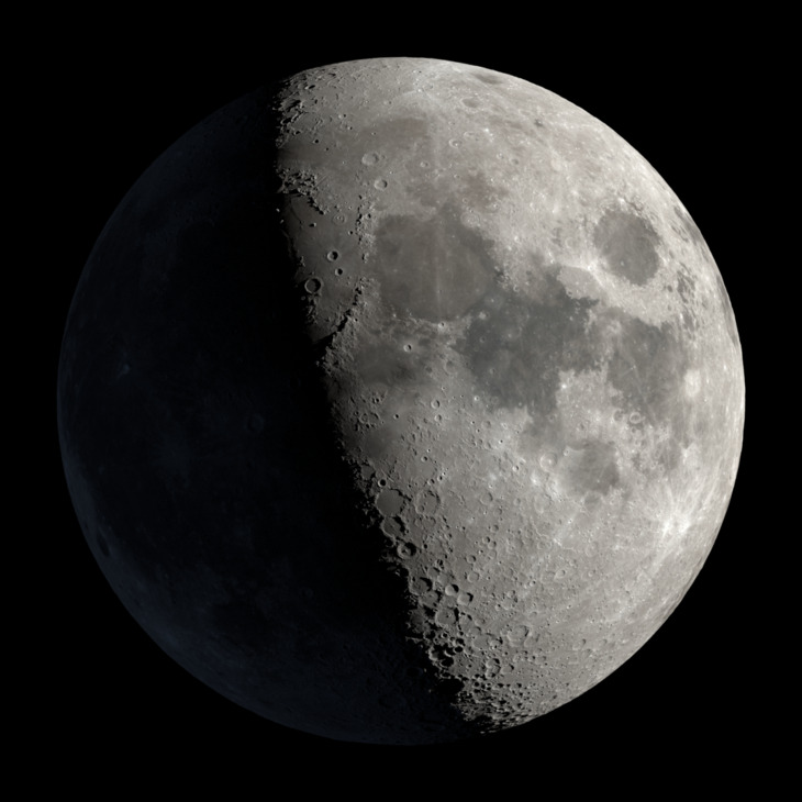 NASA visualization of the Moon on July 22, 2026