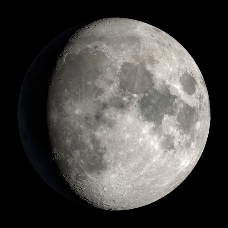 NASA visualization of the Moon on July 25, 2026