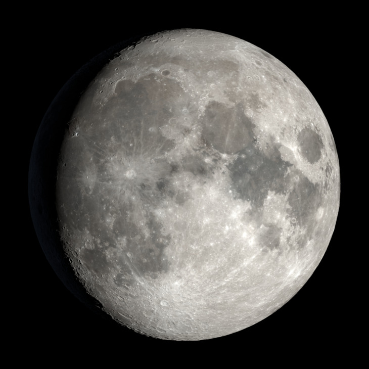 NASA visualization of the Moon on July 26, 2026